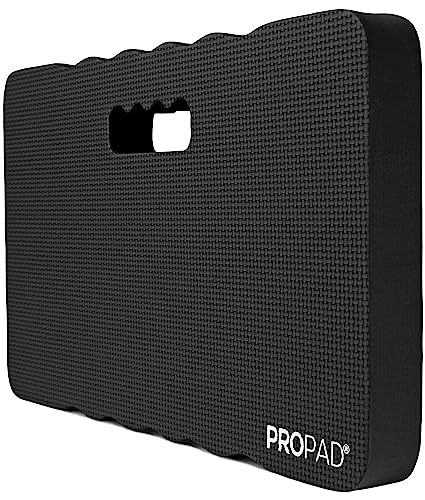 Thick Kneeling Pad, Garden Kneeler for Gardening, Bath Kneeler for Baby Bath, Kneeling Mat for Exercise & Yoga, Knee Pad for Work, Floor Foam Pad, Extra Large (XL) 18 x 11 x 1.5 Inches, Black - color: Black