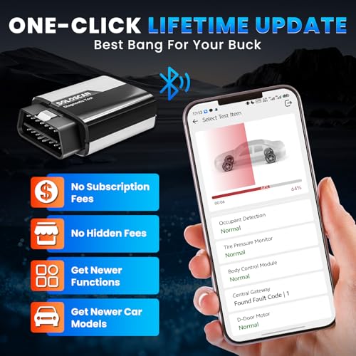 KINGBOLEN SOLOSCAN Bidirectional Scan Tool for Toyota & Lexus | Lifetime Updates, Bluetooth for iOS & Android App, Full System Diagnosis, Resets, Active Tests, AutoVin, No Subscription