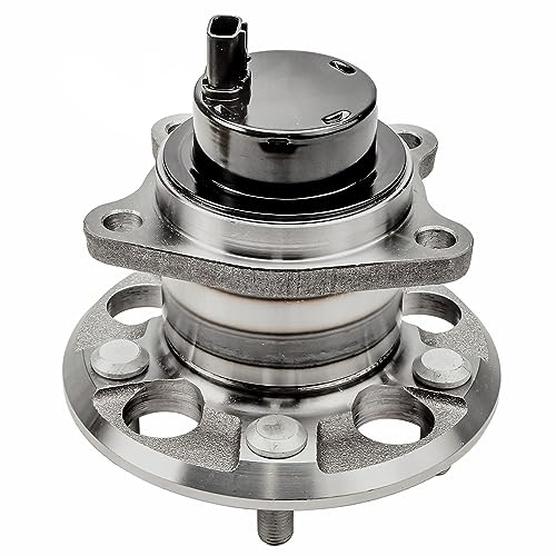 Detroit Axle - FWD Front Steering Knuckles Rear Wheel Hub Bearings Replacement for 2004 2005 2006 2007 Toyota Highlander 3.3L - size: 4UW47817/Kit
