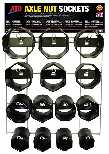 ATD Tools 11241.0 4-13/16" 6 Point Axle Nut Socket - size: 4-13/16 Inches, style: 6 Point