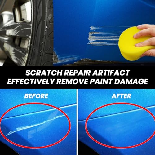 2026 Upgraded Car Scratch Remover for Vehicles, Professional Car Paint Scratch Remover for Light Medium Scratches, Car Scratch Repair Kit Safe for All Paint Colors, Easy to Use Auto Detailing Polish
