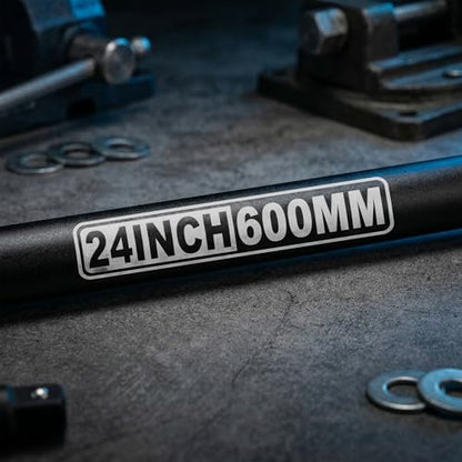 1/2" Drive Impact Extension Bar, 24 Inch Length Socket Extension, CR-V Steel, Narrow and Deep Areas in Automobile Maintenance, Mechanical Assembly or Industrial Operations - size: 1/2" 24-Inch