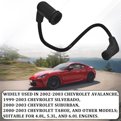 Fuel Pressure Regulator Vacuum Line Automotive PCV Valve Hose Replacement Clean Oil Vacuum Tube Fuel Pressure Tester Throttle Body Gasket Kit for Avalanche Yukon Sierra Rainier Tahoe 17113556