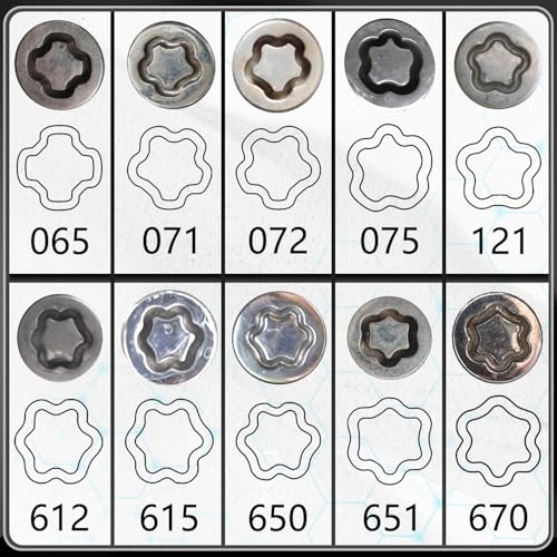 612 Wheel Locking Nut Key for Nissan Infiniti, 21mm Lock Bolt Inner Dia Wheel Anti-Theft Lug Nut Hand Repair Removal Tool - size: socket 612