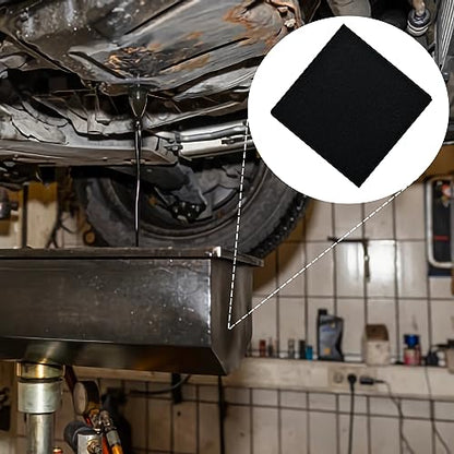 22'' Square No Splatter Pad, Oil Drain Splash Pad Fits Most Oil Drains Anti Splash Oil Change Mat for Car Changing Oil Transmission Drain Pan - size: 1 PCS 22 IN