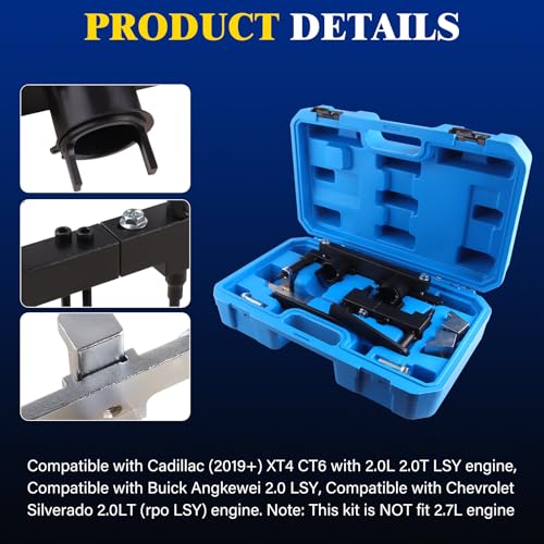 Camshaft Locking & Timing Tool Kit, Compatible with Chevy Silverado 2.0L LSY/2.7L L3B, Buick Envision, Cadillac XT4, Replaces EN-52461 EN-52476 EN-52462