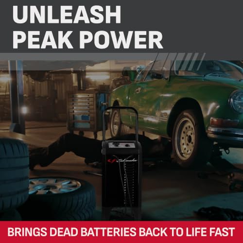 Schumacher Electric Wheeled 10A Car Battery Charger & Maintainer – SC1445 - style: 250 Amp