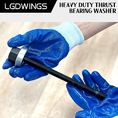 Long Reach Harmonic Balancer Installer Kit Crankshaft Pulley Removal Tool Pulley Puller Set 5 pcs