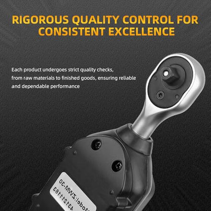 Digital Torque Wrench 1/4 Drive (7.37Ft/ 0.3-10 N.m)±2% High Accuracy Digital Torque Wrench with Buzzer and LED Flash Notification Four Units of Measure Torque Wrenches Digital - size: 1/4-10 Nm