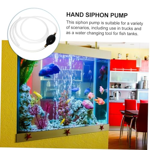 DECHOUS Oil Sucker Siphon Pump Manual Transfer Hose for Car Truck Lightweight and Siphon Kit for Effortless Liquid Transfer for Fish Water Changing