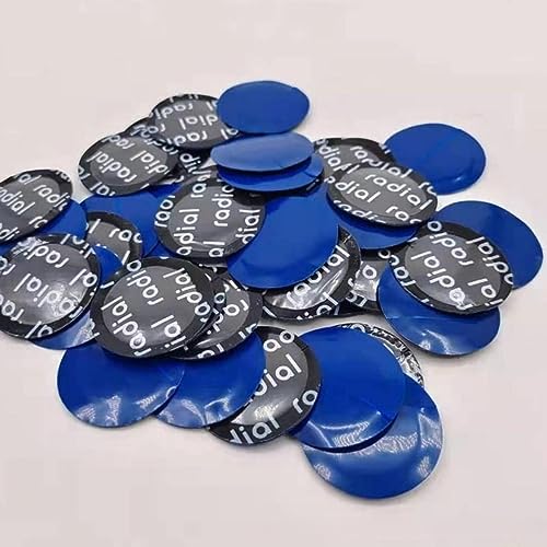 Car Tire Repair Kit 30Pcs 32mm 45mm 55mm Round Tire Patches with Tire Patch Roller Tool Auto Accessory