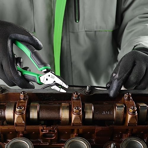 SK 7-Inch Multi-Use Diagonal Pliers, 5-IN-1, Premium CR-V Steel Construction, Ergonomic Anti-slip Handle for Comfortable Grip - style: Multi-Use Diagonal Pliers