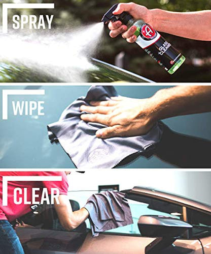 Adam's Polishes Glass Cleaner - Car Window Cleaner | Car Wash All-Natural Streak Free Formula for Car Cleaning | Safe On Tinted & Non-Tinted Glass | Won’t Strip Car Wax or Paint Protection - size: 640 fl. oz (5 Gallon)