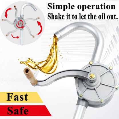 LYCARESUN 15 to 55 Gallon Drum Pump, Aluminum Barrel Pump Liquid Transfer, Siphon Barrel Pump for Diesel, Kerosene, Hydraulic Fluid - style: Aluminium