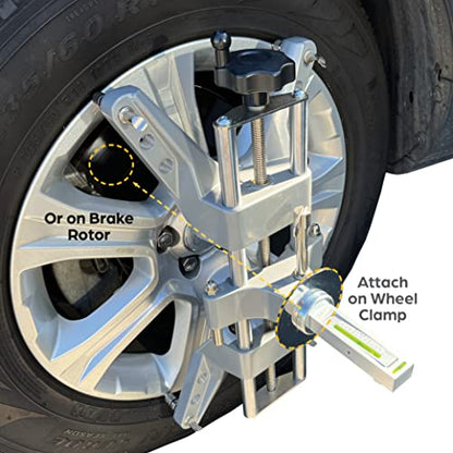 Camber Alignment Tool - Magnetic Wheel Alignment Gauge for Precise Adjustments