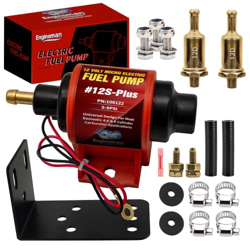 Electric Fuel Pump 12V 1-2A 35GPH 5-9psi Electric Transfer Universal Low Pressure Fuel Pump for Cars Trucks Boats Carburetor Gas Diesel - color: 35GPH 5-9PSI for gasoline Upgrade the Filter