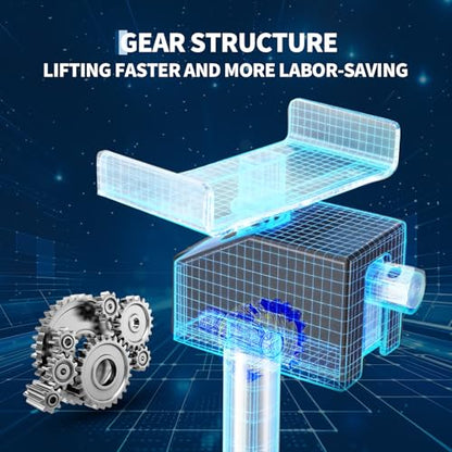Garvee 8 Pack RV Slide Out Support Jacks | 40,000lb Heavy Duty Rv Stabilizer Jacks Support, 21"-49" Quick-Lift Adjustable - Power Drill & Hand Crank - size: 8 Pack