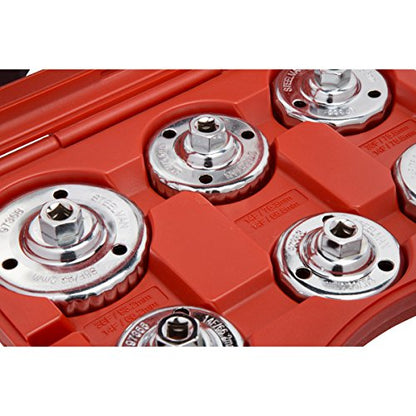 Steelman Low Profile Mazda Oil Filter Cap Wrench Socket Set, 6-Piece - size: 6-Piece Set