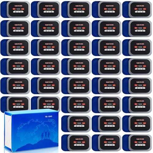 Tallew 80 Pcs Tire Patch Heavy Duty Rubber Patches Radial Repair Patch Tube and Tire Plug Kit Emergency Repair Tool for Puncture Car Truck Bus Tractor Vehicle (2.56 x 3.15 Inch) - size: 2.56 x 3.15 Inch