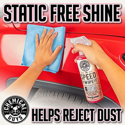 Chemical Guys, Speed Wipe Quick Detailer Spray, High Gloss, Cherry, 32 oz | Spray-and-wipe detailer adds instant streak-free gloss on paint, glass, wheels and trim between washes, cherry - size: 32 Fl Oz (Pack of 1)