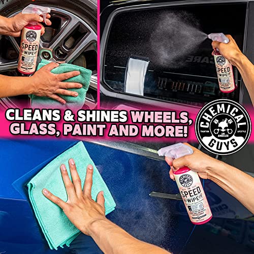 Chemical Guys WAC_202_1602 Speed Wipe Spray Gloss & Quick Detailer, Great for Cars, Trucks, SUVs, Motorcycles, RVs & More, Cherry Scent, 16 oz (2 Pack) - size: 16 Fl Oz (Pack of 2)