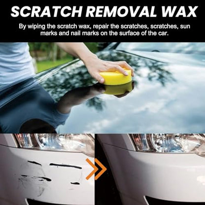 Scratch Remover for Vehicles,2026 New Scratch Removal Wax,Containing Wiping Sponge car Paint Scratch Repair Polishing Wax,Used for Deep Scratches on Various Vehicles (1pc)