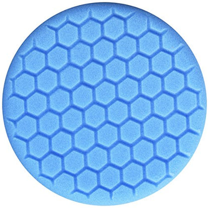 Chemical Guys BUFX_105HEX6 Blue Light Polishing/Finishing Pad (6.5 Inch Pad made for 6 Inch backing plates) | Soft blue finishing foam pad applies finishing polishes, glazes and sealants for a glossy, swirl-free finish - size: 6.5 Inch Pad (1 Pack), style