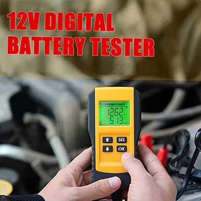 Battery Tester Car Battery Load Tester 12V 100 9999CCA Digital Battery Analyzer for Cars and