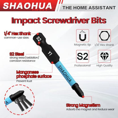 20PCS Screwdriver Bit Set, 1"Triangle Screwdriver Set TA12-30, Square Drive Bits#2,2.75,3,4,5, U-Shaped Bits Set U4,U6,Triwings screwdrivers Y0,Y1, S2 Steel Hex Head Drill Bit Set with 1/4" Bit Holder - style: H. Triangle & Square & U & Y Screwdriver Bits