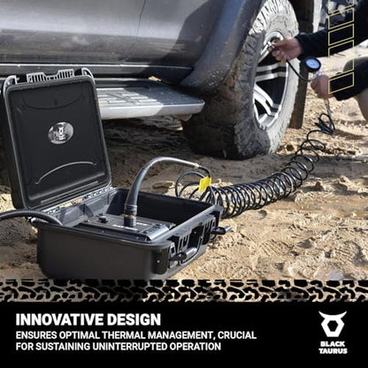 Portable Air Compressor – On‑Board & Offroad Tire Inflator for Cars, Trucks & 4×4 Vehicles – Automatic Pressure Control, High PSI & Dual‑Motor Options - (Twin Air Compressor 561B) - style: Twin Air Compressor 561B