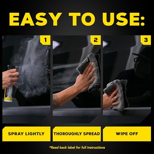 Meguiar's Ultimate Ceramic Coating Kit - Premium Kit for Cars Delivers Ultra-Durable Ceramic Protection with High Water Beading Action, Increased Gloss and Slickness, and Premium Microfiber Towels - style: Ceramic Coating Kit