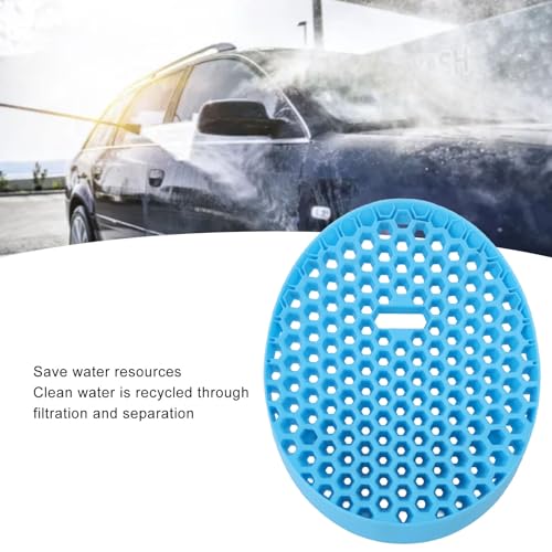Efficient and Rugged Car Wash Bucket Insert for Dirt and Sediment Separation, Ideal for Auto Detailing (Blue) - color: Blue