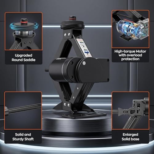 12V DC Electric Scissor Jack Tool Kit Lift up to 2 Ton Weight Electric Floor Jack Height up to 13.8 Inches for Cars, Sedans, and Small SUVs