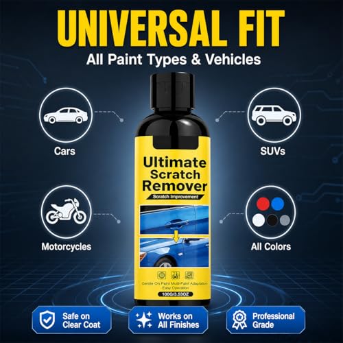 Nanopolix Scratch Remover, Nanopolix Ultimate Scratch Remover, Scratch Car Scratch Remover Kit, Quick Repair Scratches and Restore Shine, All Paint Colors Polishing Kit