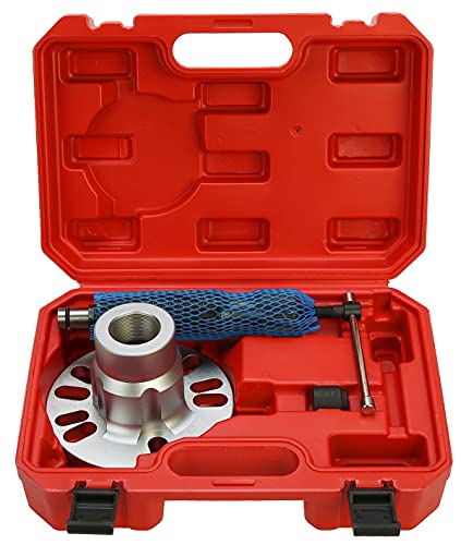 8MILELAKE Hydraulic Wheel Hub Puller with Hammer Tool Kit 10 Ton
