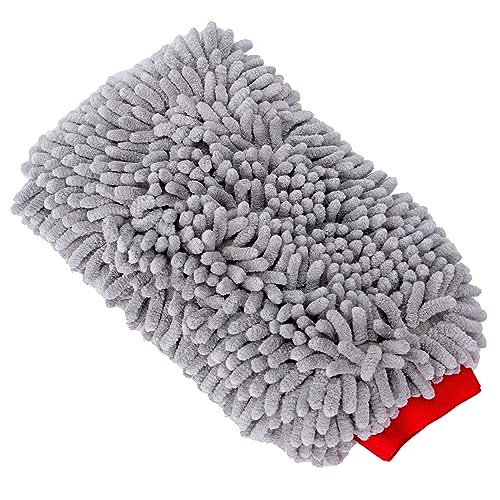 Mothers 968801 Mothers Premium Chenille Car Wash Mitt - Scratch & Lint Free - style: 1 Pack