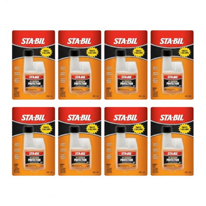 STA-BIL In-Season Protection Fuel System Treatment & Injector Cleaner, 4 oz | Treats 5 gallons. Cleans fuel systems and injectors while helping protect against corrosion and ethanol damage. - size: 4 Fl Oz (Pack of 8)