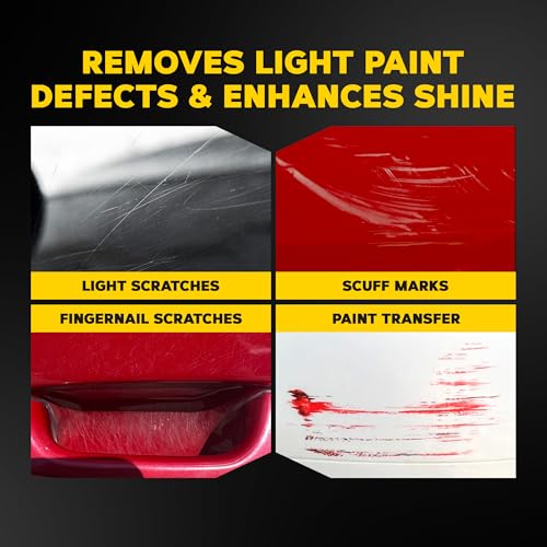 Meguiar's Quik Eraser Kit, Car Scratch Remover for Repairing Surface Blemishes, Car Scratch Repair Kit with ScratchX, Drill-Mounted Pad, and Microfiber Towel, 3 Count