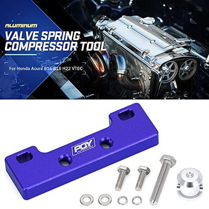 Valve Spring Compressor Tool Removal Tool Compatible with Honda Acura B16 B18 H22 VTEC Blue - color: blue