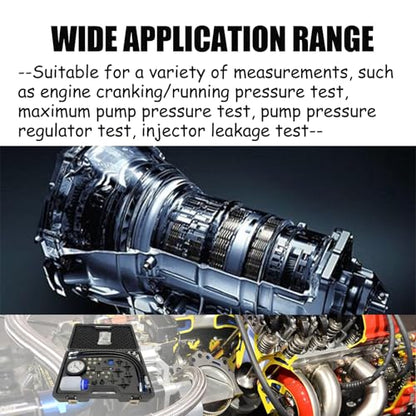 Automotive Common Rail Diesel High Pressure(2000Bar) Tester Kit and Injector Pipe Blanks Automotive Diesel Common Rail Pressure Detection Tool for Different Testing
