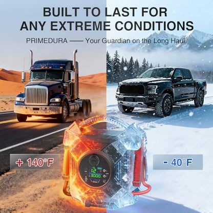 30000A 1S Startup Truck Jump Starter Heavy Duty,CAT797 12V/24V Smart Switching Lithium Battery Charger Booster Pack for Extreme -40°F to 140°F,for Diesel Engines Up to 50L and Gasoline Up to 99L - color: Black