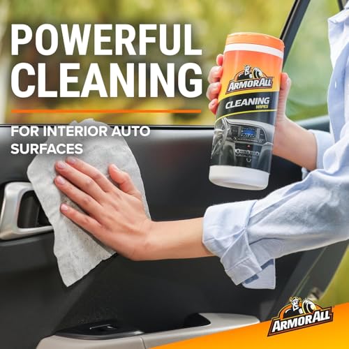 Armor All Car Cleaning Wipes, Wipes for Car Interior and Car-Exterior, 90-Wipes Each (Pack of 6) - size: 90ct (Pack of 6)
