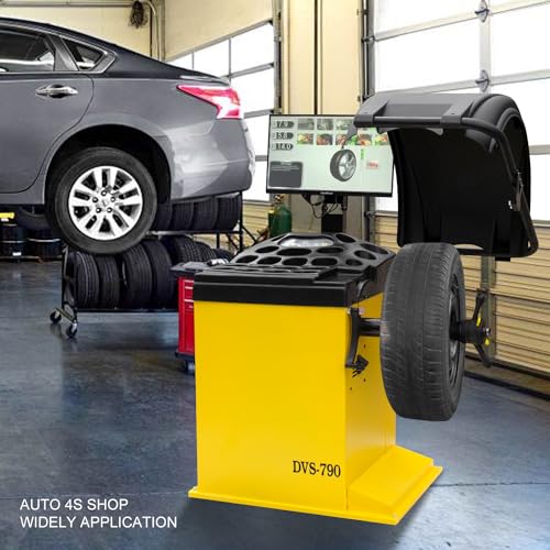 Tire Changer and Premium Wheel Balancer Combo with Bead Blaster & 24" LCD, 110V for 10-26" Rims, Advanced Tire Service System for Professional Use