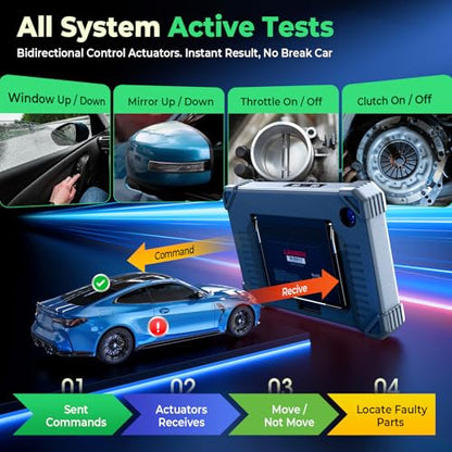 Launch X431 PRO3 V+ Elite J2534 Programming Bidirectional Scanner ECU Code | Include Endoscope, Topology Map, 2 Yrs Updates, ECU Coding, 3000+ Active Tests, 60 Services, CANFD DoIP, FCA SGW, 10" Screen