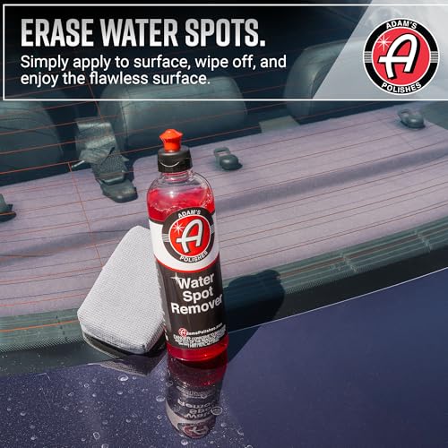 Adam's Water Spot Remover - Hard Water Stain Remover for Glass, Shower Doors, Paint, Windows, Car Detailing, Calcium, Magnesium & Soap Scum Remover - style: 16oz