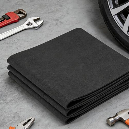 2 Pack 29”x36” Premium Oil Spill Mat, Garage Floor Mat for Under Car, Waterproof Absorbent Maintenance Pads with Rubber Backing Protect Floor from Spills, Oil Drips and Stain