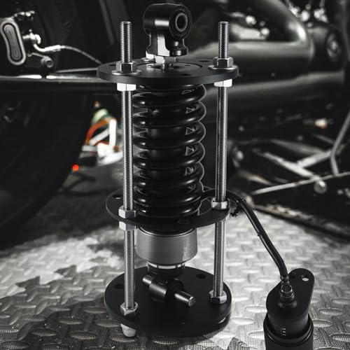 Strut Compressors Shock Spring Compression Tool For Harley M8 Shock Extensions Lift Kits Softail Lowering Kit Low Rider S Street Bob Fat Boy Fat Bob Breakout Sport Glide Deluxe pre-load adjuster