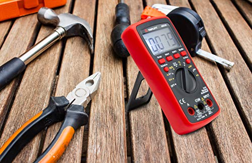 Triplett MM350 True RMS 4000 Count Manual Ranging Digital Multimeter - AC/DC Voltage, AC/DC Current, Resistance, Temperature, Diode, Continuity - size: MM350, style: Standard