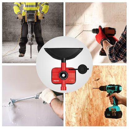 Shop-Vac Dust Collection Attachment, 2-in-1 Vacuum Dust Collection Attachment for Drilling, Fits 4 Hose Sizes (1-1/4", 1-1/2", 1-7/8", 2-1/2")