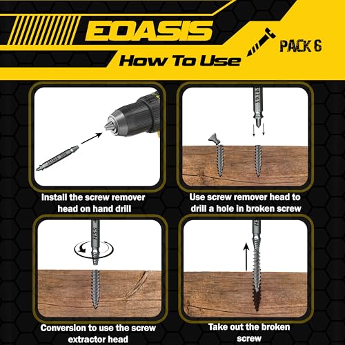 Gifts for Men – Stripped Screw Extractor Set – Father’s Day Gifts from Wife, Daughter, & Son – Easy Out Extractor Set for Nuts, Screws & Bolts – Perfect Husband & Birthday Gifts (Pack of 10) - size: Pack of 10